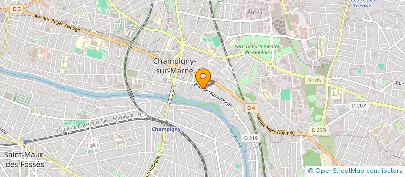 localisation de l'entreprise MADAME JEANNE NIANG à CHAMPIGNY-SUR-MARNE