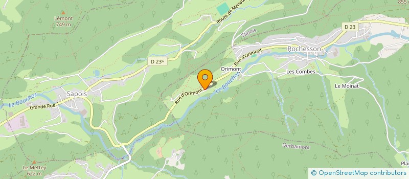 localisation de l'entreprise MADAME JEANNE NOEL  ROCHESSON