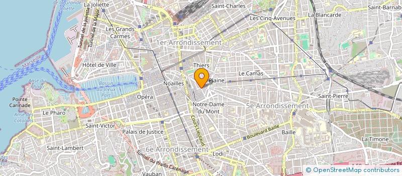 localisation de l'entreprise MADAME JEANNE OSTORERO à MARSEILLE