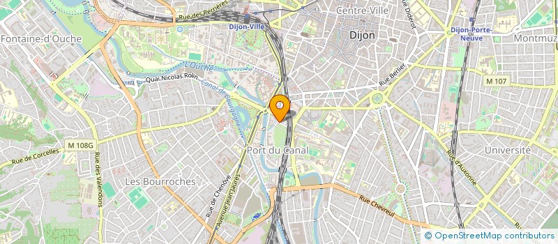 localisation de l'entreprise MADAME JEANNE OUDOT à DIJON