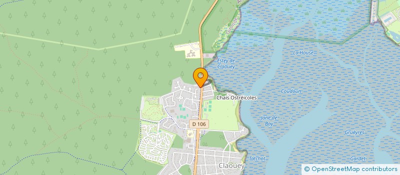 localisation de l'entreprise MADAME JEANNE OUVRAT  LEGE-CAP-FERRET