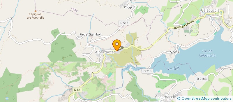 localisation de l'entreprise MADAME JEANNE PACCIONI  CALACUCCIA