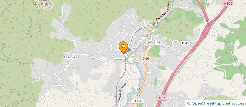 localisation de l'entreprise MADAME JEANNE PARGANA  ROQUEVAIRE