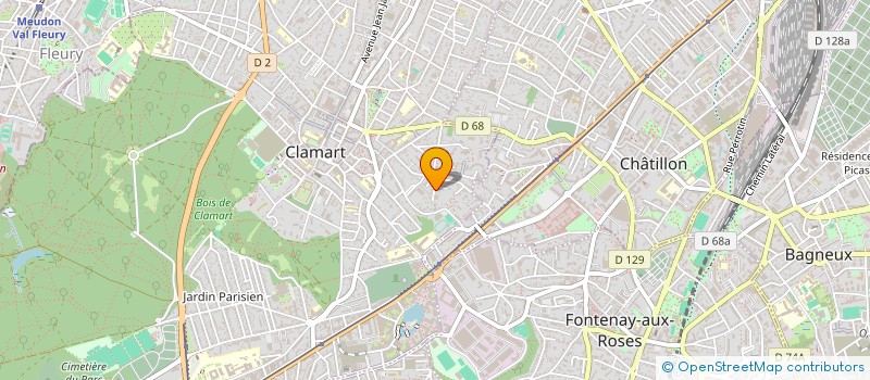 localisation de l'entreprise MADAME JEANNE PASQUET  CLAMART