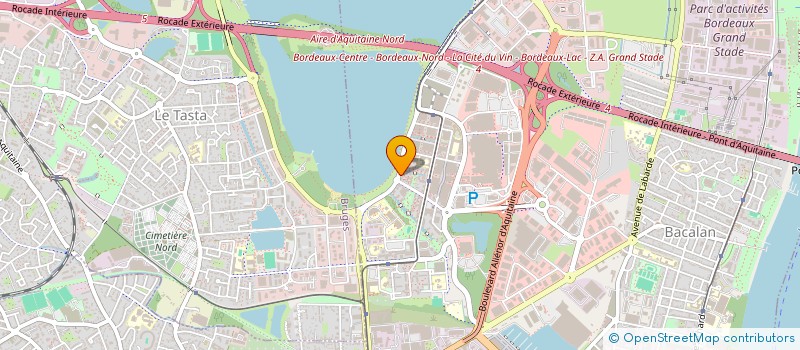 localisation de l'entreprise MADAME JEANNE PASSARD  BORDEAUX