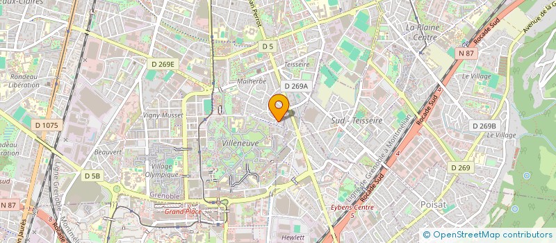 localisation de l'entreprise MADAME JEANNE PAUTET à GRENOBLE