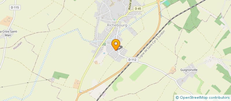 localisation de l'entreprise MADAME JEANNE PEAN DE PONFILLY à RICHEBOURG