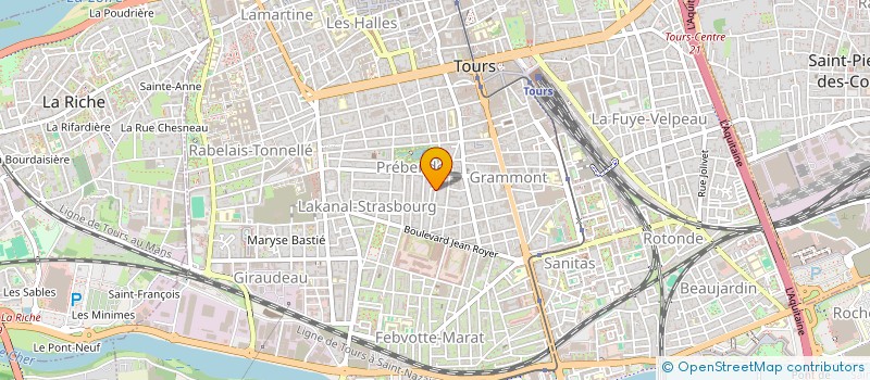 localisation de l'entreprise MADAME JEANNE PEDRONO  MONTLOUIS-SUR-LOIRE