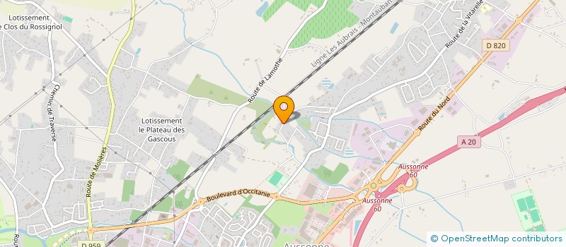 localisation de l'entreprise MADAME JEANNE PEGOT-OGIER  MONTAUBAN