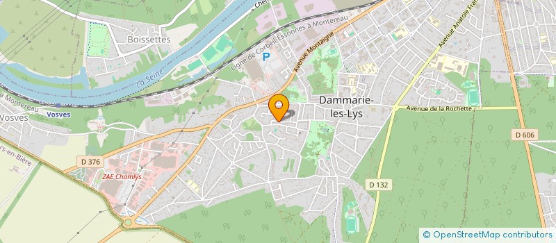 localisation de l'entreprise MADAME JEANNE PELE à DAMMARIE-LES-LYS