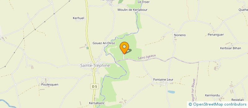 localisation de l'entreprise MADAME JEANNE PERENNEZ  SAINT-IGEAUX