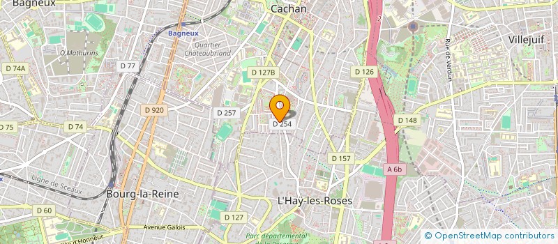 localisation de l'entreprise MADAME JEANNE PERRIGOUARD à CACHAN