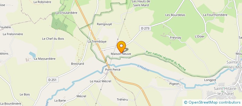 localisation de l'entreprise MADAME JEANNE PESCHET à SAINT-AQUILIN-DE-CORBION