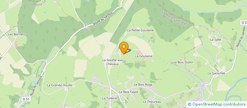 localisation de l'entreprise MADAME JEANNE PETIT  MOTTE-SAINT-JEAN (LA)