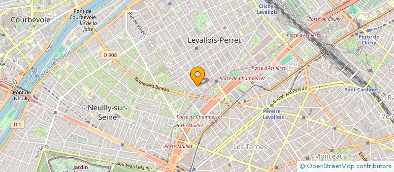 localisation de l'entreprise MADAME JEANNE PETTE à LEVALLOIS-PERRET
