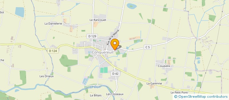 localisation de l'entreprise MADAME JEANNE PICARLE  GUEMENE-PENFAO