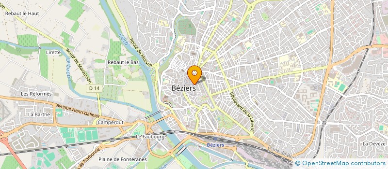 localisation de l'entreprise MADAME JEANNE PICO  BEZIERS