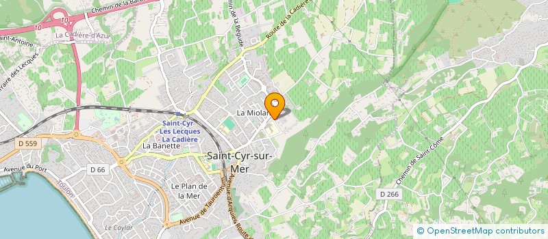 localisation de l'entreprise MADAME JEANNE PIETRZAK à SAINT-CYR-SUR-MER