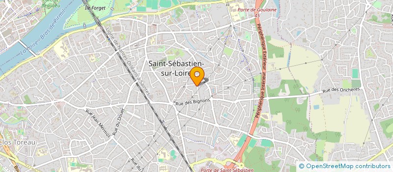 localisation de l'entreprise MADAME JEANNE PIMMEL à SAINT-SEBASTIEN-SUR-LOIRE