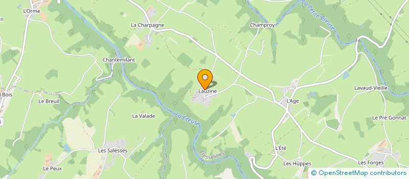 localisation de l'entreprise MADAME JEANNE PINAUD à FRESSELINES