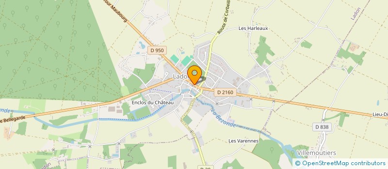 localisation de l'entreprise MADAME JEANNE PINAUX  LADON