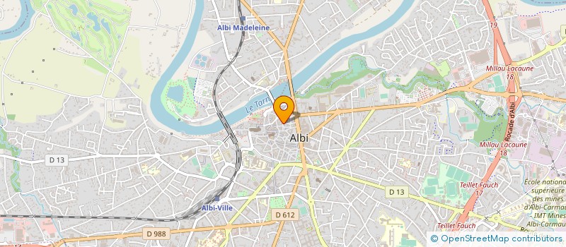 localisation de l'entreprise MADAME JEANNE POUDOU à ALBI