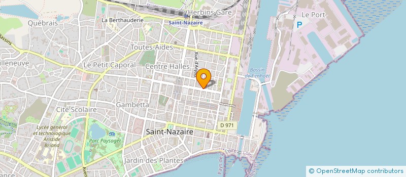 localisation de l'entreprise MADAME JEANNE PREIRA  SAINT-NAZAIRE