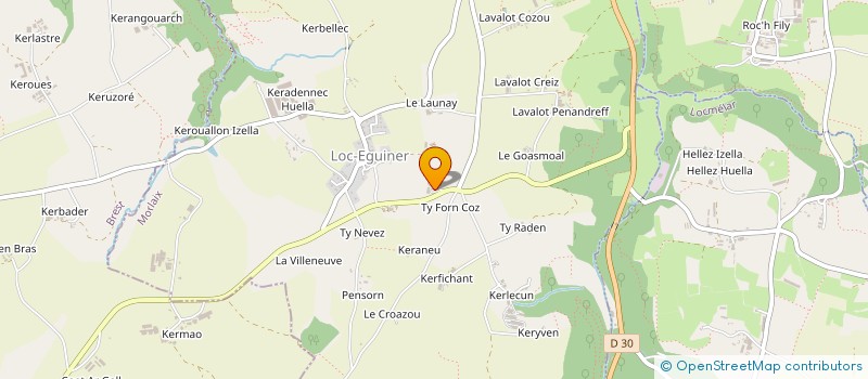 localisation de l'entreprise MADAME JEANNE PRIGENT à PLOUNEVENTER