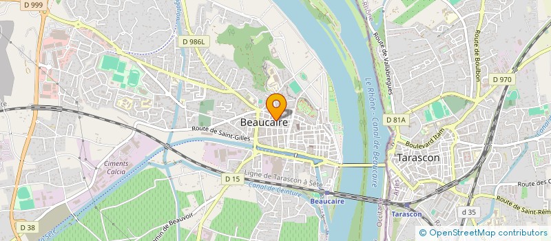 localisation de l'entreprise MADAME JEANNE PROUVEZE  BEAUCAIRE