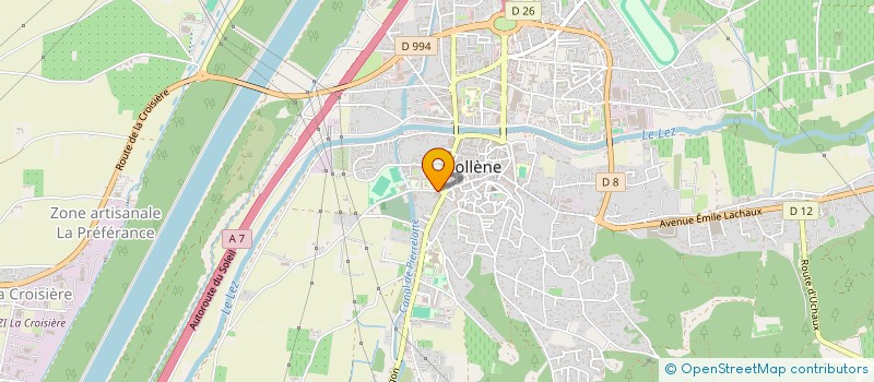 localisation de l'entreprise MADAME JEANNE PUJOL  BOLLENE