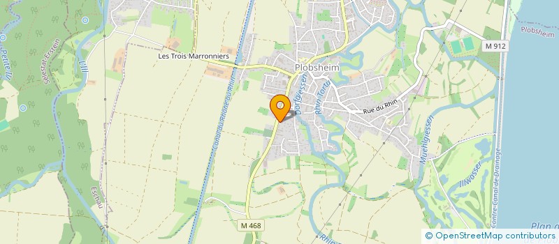 localisation de l'entreprise MADAME JEANNE PULFERMULLER  PLOBSHEIM