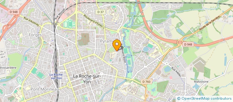 localisation de l'entreprise MADAME JEANNE QUERE à LA ROCHE-SUR-YON