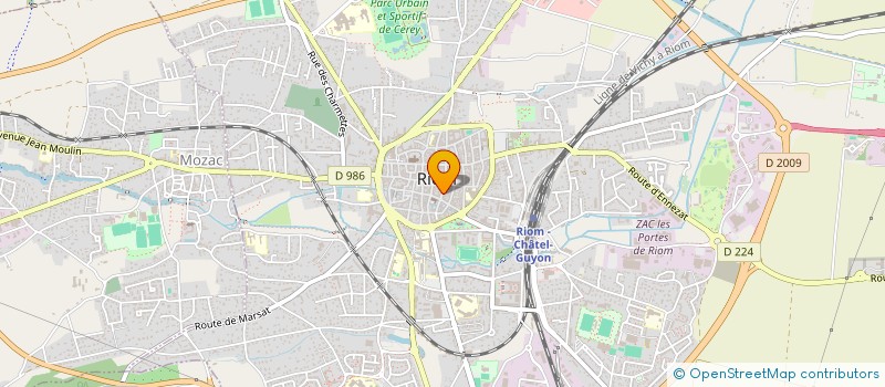 localisation de l'entreprise MADAME JEANNE RAISON  AUBIERE