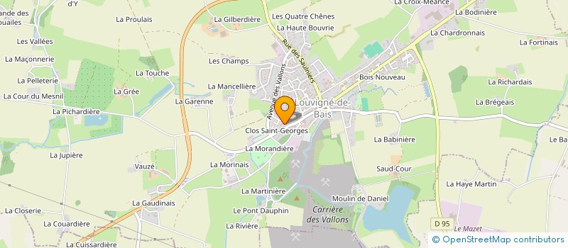 localisation de l'entreprise MADAME JEANNE RAMON  LOUVIGNE-DE-BAIS