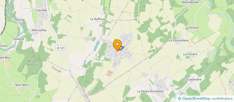 localisation de l'entreprise MADAME JEANNE RAVAILLAULT  LE CHILLOU