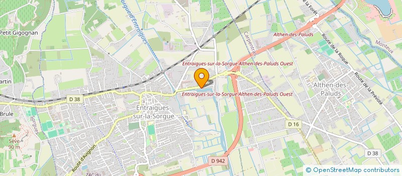 localisation de l'entreprise MADAME JEANNE RAZAFINDRABE  ENTRAIGUES-SUR-LA-SORGUE