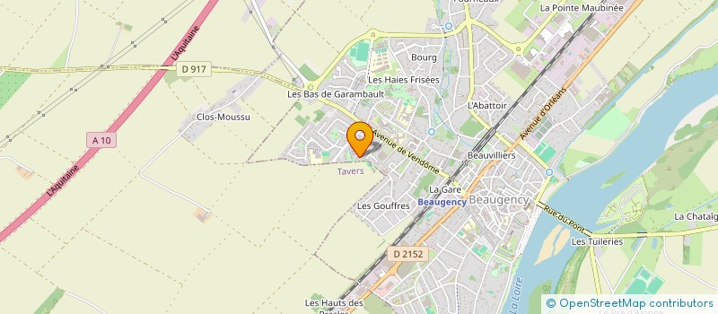 localisation de l'entreprise MADAME JEANNE RAZANAMANDIMBIARISOA à BEAUGENCY