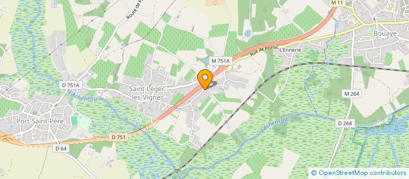 localisation de l'entreprise MADAME JEANNE RENAUD  SAINT-LEGER-LES-VIGNES