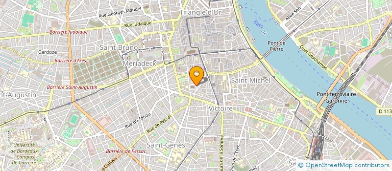 localisation de l'entreprise MADAME JEANNE RENIER  BORDEAUX