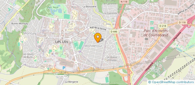 localisation de l'entreprise MADAME JEANNE REVEL à ORSAY