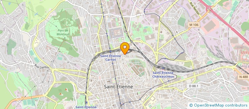 localisation de l'entreprise MADAME JEANNE REVOUY à SAINT-ETIENNE