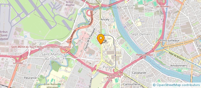 localisation de l'entreprise MADAME JEANNE REY  TOULOUSE