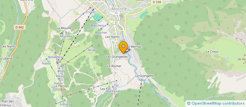 localisation de l'entreprise MADAME JEANNE RICHARD  MORZINE