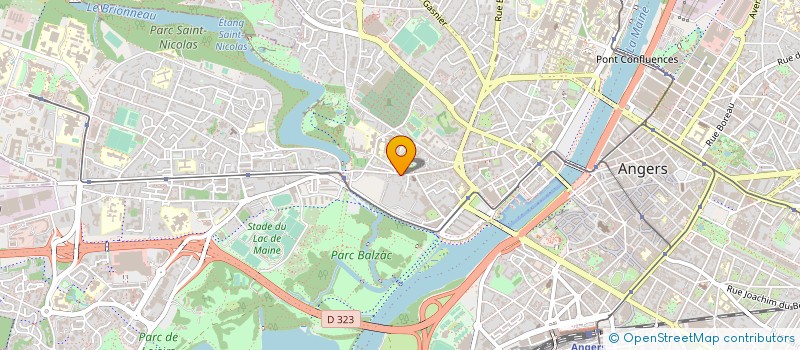 localisation de l'entreprise MADAME JEANNE RICOULT à ANGERS