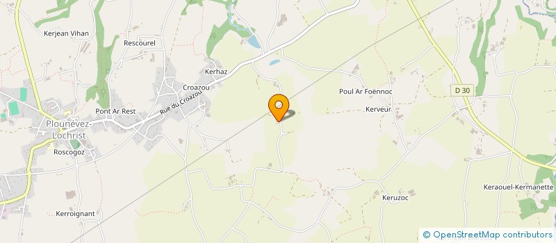 localisation de l'entreprise MADAME JEANNE ROLLAND  PLOUNEVEZ-LOCHRIST