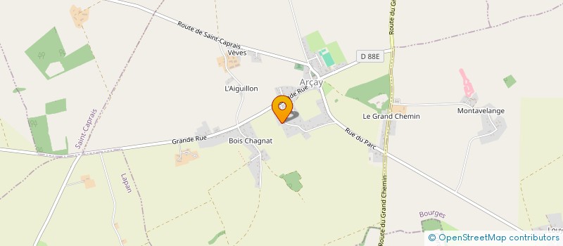 localisation de l'entreprise MADAME JEANNE ROMERO  ARCAY