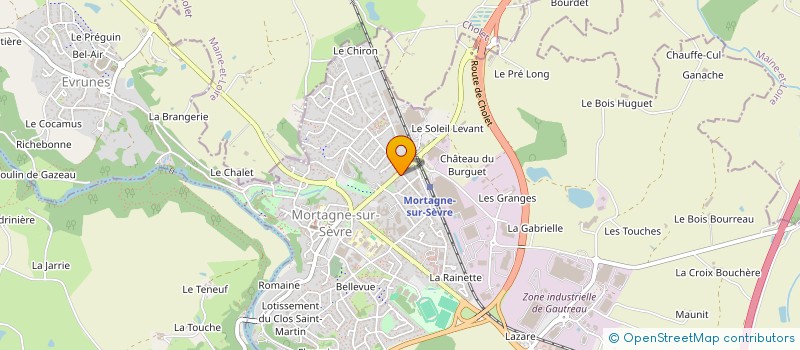 localisation de l'entreprise MADAME JEANNE RONDEAU  MORTAGNE-SUR-SEVRE