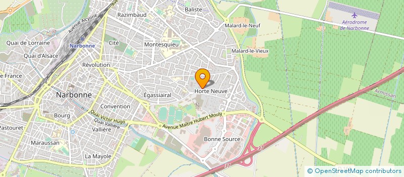 localisation de l'entreprise MADAME JEANNE ROQUES à NARBONNE