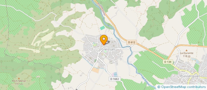 localisation de l'entreprise MADAME JEANNE ROUANET  CREISSAN