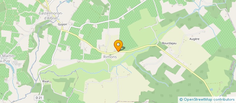 localisation de l'entreprise MADAME JEANNE ROUHAUT  RIMONS